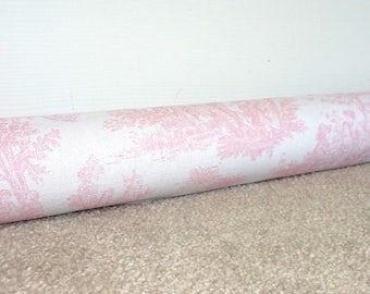 Door Draft Stopper Draft Dodger Door Draft Stop Draft Buster Pink Toile Door Draft Stop