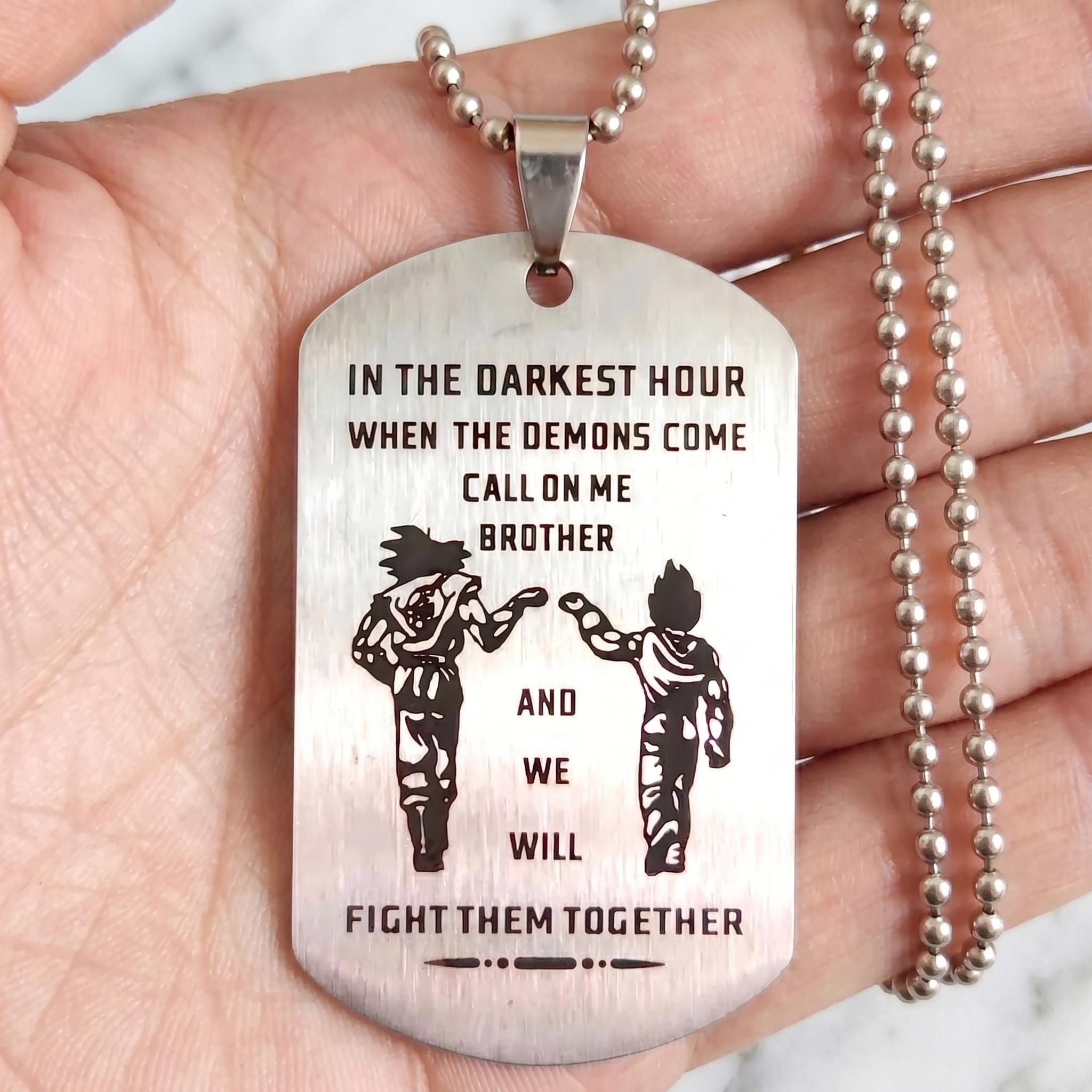 Anime Dog Tag Necklace - Etsy