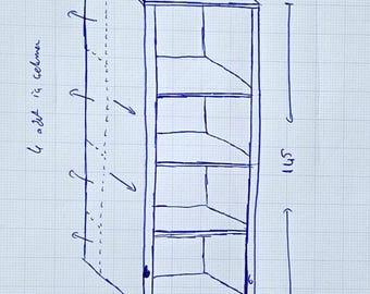 Libreria con scomparti nascosti / Mobile portaoggetti segreto / Libreria moderna con cassaforte nascosta / Mensola portaoggetti / Completamente assemblata