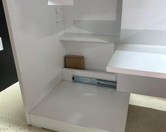 Verstecktes Fach Bücherregal | Geheimes Aufbewahrungsmöbel | Modernes Bücherregal mit Verdecktem Tresor | Stash Box Regal | Komplett montiert