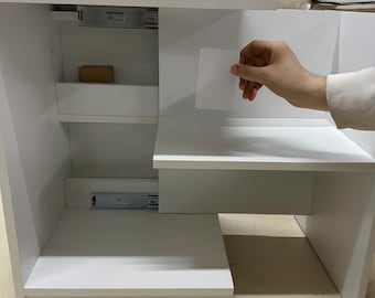 Libreria con scomparti nascosti / Mobile portaoggetti segreto / Libreria moderna con cassaforte nascosta / Mensola portaoggetti / Completamente assemblata