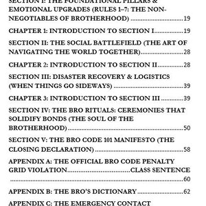 BRO CODE 101 Bild 4