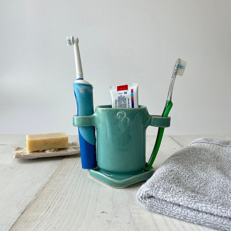 Ceramic Toothbrush Holder - Etsy