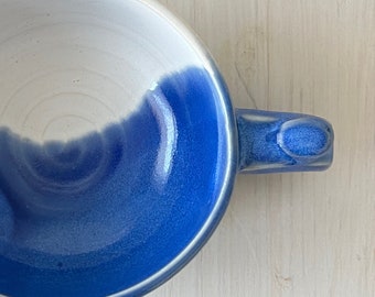 Everything Bowl, soup bowl, side salad bowl, blue and white