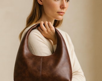 Minimalist Shoulder Bag, Lightweight Underarm Purse for Women, Spacious Daily Handbag, Casual Versatile Tote, Simple Everyday Bag