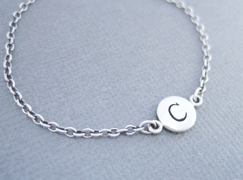 c initial bracelet
