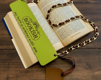 Bookish Bookmark Purse, Book Carrier for Book Lovers