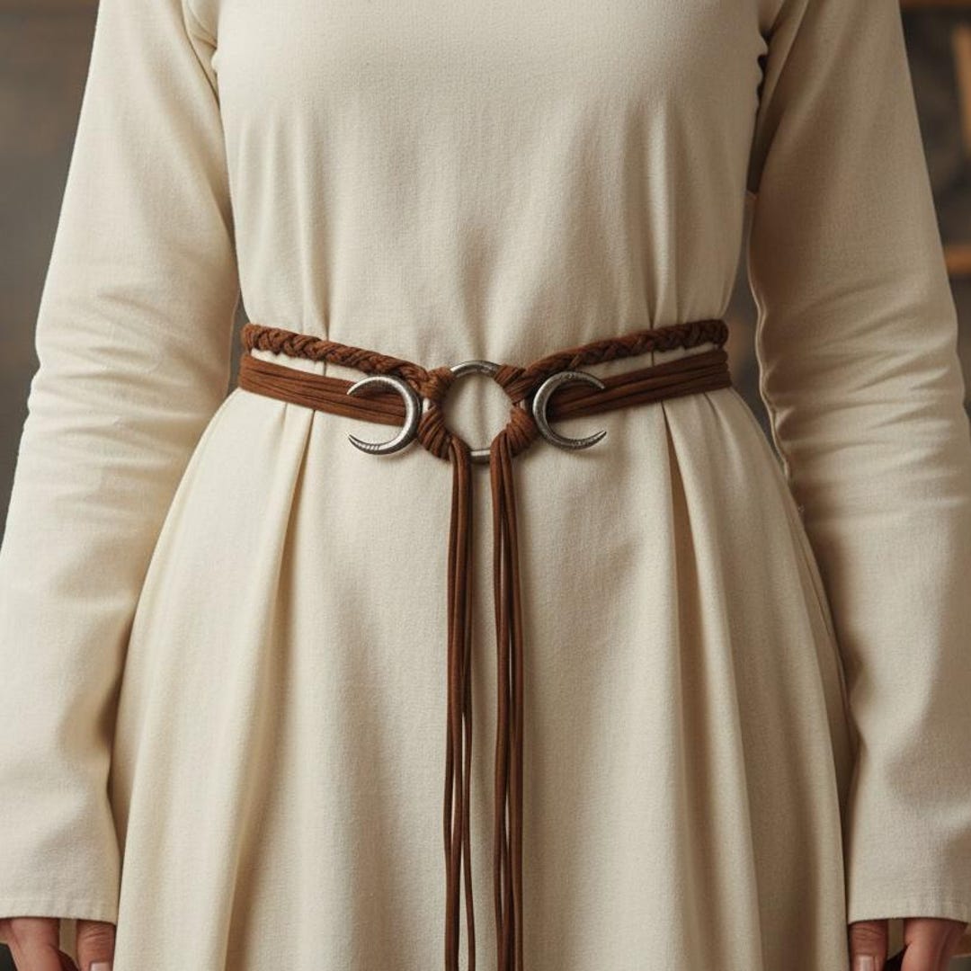 Renaissance Eave Ropes Renaissance Faux Leather Rope Belt, Viking Celtic Knot Waistband - Etsy