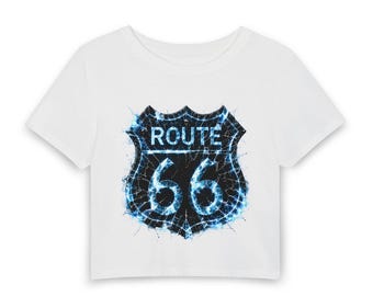 Route 66 Shield Tee | Vintage Highway Sign, Retro Travel Shirt