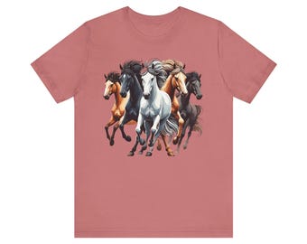 Wild Horse Western Tee — Custom Rodeo-Inspired Graphic T-Shirt