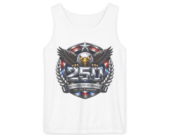Eagle 250 Crest Tank Top — Patriotic USA Graphic Tank