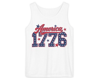 1776 America Eagle Tank Top — Patriotic 250th Anniversary USA Graphic Tank
