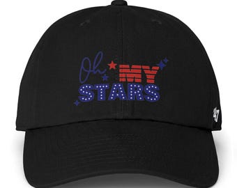 Oh Hey Stars Cap | Patriotic Flag Stars Baseball Hat