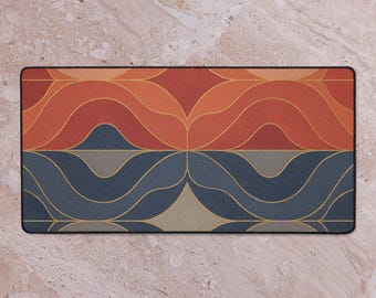 Duality Pattern Two Frequencies Alfombrilla de Escritorio San Valentín Moderna