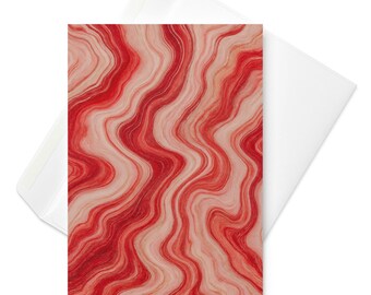 Valentine Marble Love in Stone Tarjeta de San Valentín Moderna Minimal