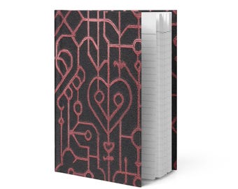 Velvet Circuit Synthetic Passion Diario de San Valentín Tapa Dura Mate Diseño Moderno