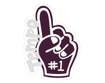 Pegatina Toronto Tempo / Pegatina de espuma para dedo #1 del equipo / WNBA