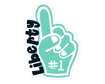 Pegatina de New York Liberty / Pegatina de espuma para dedo #1 del equipo / WNBA