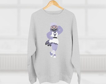 Sudadera de cuello redondo con la mascota de la WNBA / Valkyries Sparks Sun Mystics Lynx Fever Liberty Mercury Sky Wings / Envío económico GRATIS