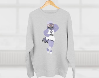 Sudadera de cuello redondo con la mascota de la WNBA / Valkyries Sparks Sun Mystics Lynx Fever Liberty Mercury Sky Wings / Envío económico GRATIS