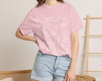 Cleveland Football T-shirt | Comfort Colors | Doodle Design Shirt