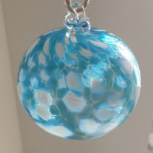 Large Copperblue Glass Ball
