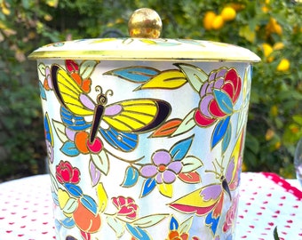 Tin, Large Decorative Vintage Daher, Tea or Biscuit Tin, Made in England, Canister, Tea or Coffee Storage, Cookie Storage, Gift for Her
