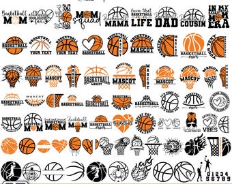 Basketball svg,Basketball Mom Svg,Custom basketball Team Name Svg,Game Day Svg,Basketball split monogram,Sports svg,Cricut cut files