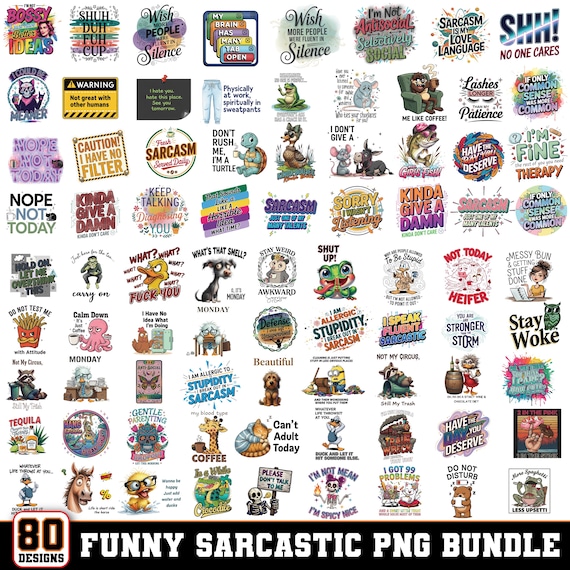 Sarcastic Png,Sarcastic Animal Png,Funny Adult Humor Png,Sarcasm Png,Funny png,Funny meme png,Snarky Quotes png,Cricut & Silhouette