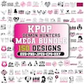 Kpop Demon Hunter Svg,Saja Boy Svg,Huntrix svg,Demon Hunters Inspired Svg,Cat And Bird Png,Kpop Idol Group,kpop svg,Cricut & silhouette