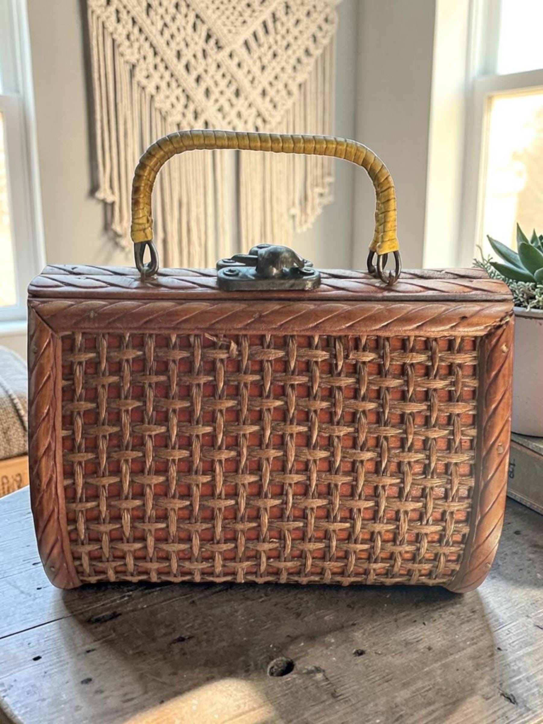 Vintage Wood Box Purse - Etsy