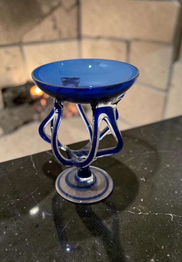 Krosno Blue Vase - Etsy