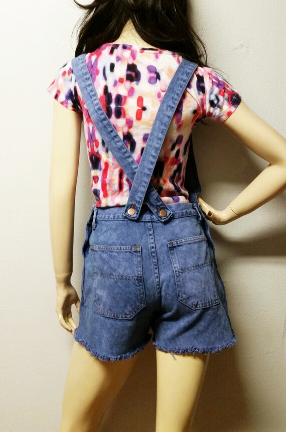 80s overalls shorts