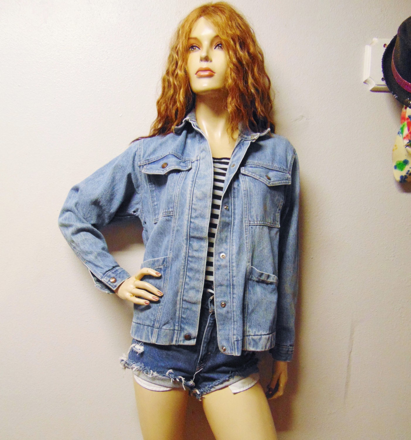 Vintage 80's Calvin Klein I Magnin Denim Jacket Sz - Etsy