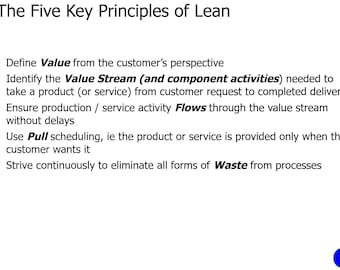 An Introduction to the Principles and Practice of Lean