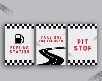 Cars birthday table signs, Cars birthday signs, cars birthday pit stop, racing signs, fueling station sign, cars birthday ideas,digital file
