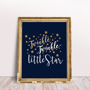 Twinkle Twinkle Little Star Printable Art,nursery Wall Art,twinkle ...