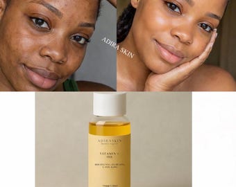 Vitamin c oil, brightening oil, clear complexion, glowing skin, spotless and even tone