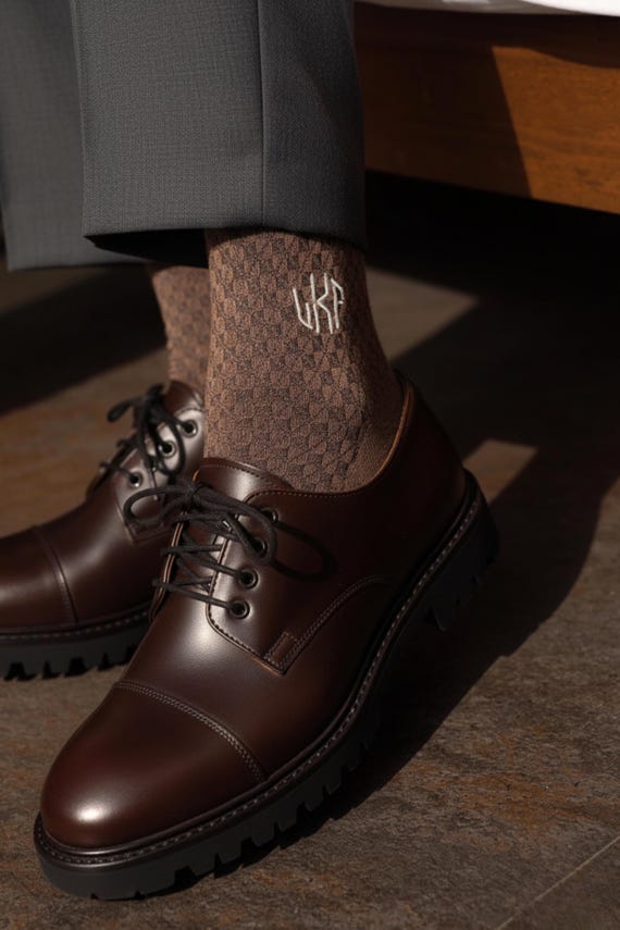 Custom Groomsmen Socks with Initials,Embroidered Wedding Socks,Personalized Gift for Groom, Best Man, Usher, or Wedding Party,Monogram socks