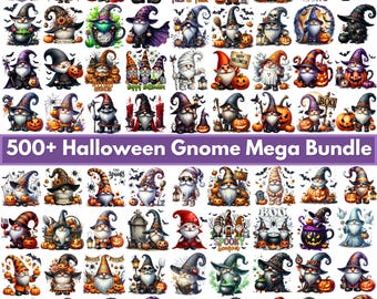500+ Halloween Gnome Png Bundle, Halloween png, Halloween sublimation, Spooky Gnome, Pumpkin Gnome png, Fall png, Witchy gnomes, Horror png
