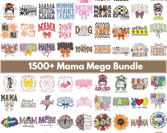 1500+ Mama png bundle, Mother's day mega bundle, Mama Sublimation designs, Mama floral, Strip, Coquette png, Mama Faux Yarn png, Trendy png