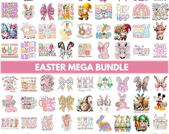1000+ Ostern Png-Bundle, Ostern Cartoon PNG, Maus und Freunde PNG, Ostern Sublimation, Christliches Ostern PNG, Ostern Chillin With My Peeps PNG