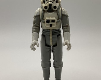 Vintage 1980 Star Wars AT-AT driver action figure produced by Kenner and in good condition