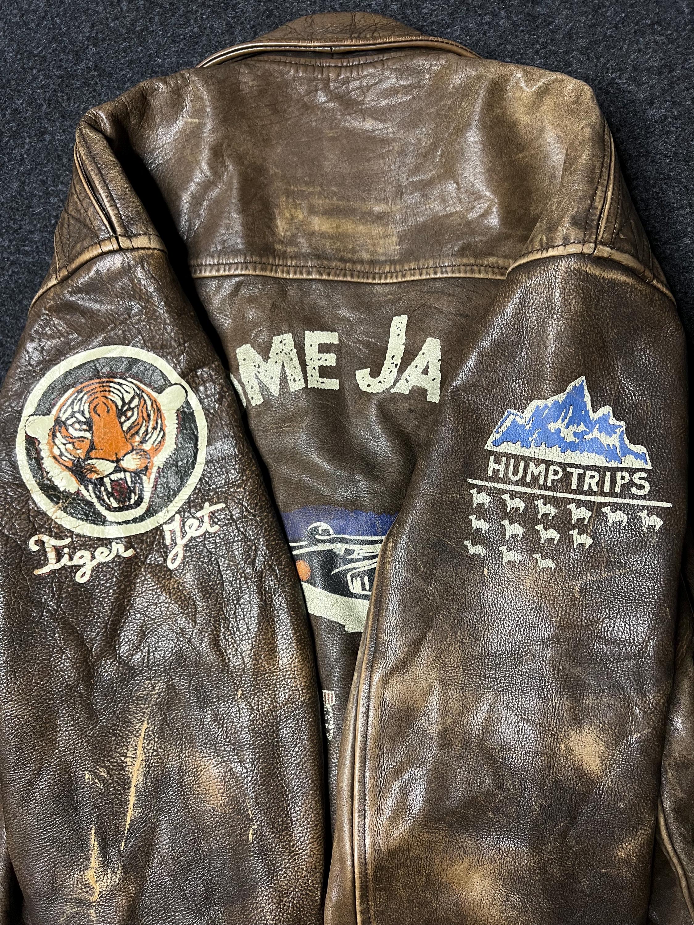 Vintage Chevignon Leather Bomber Jacket, 80s Flight Jacket, Made