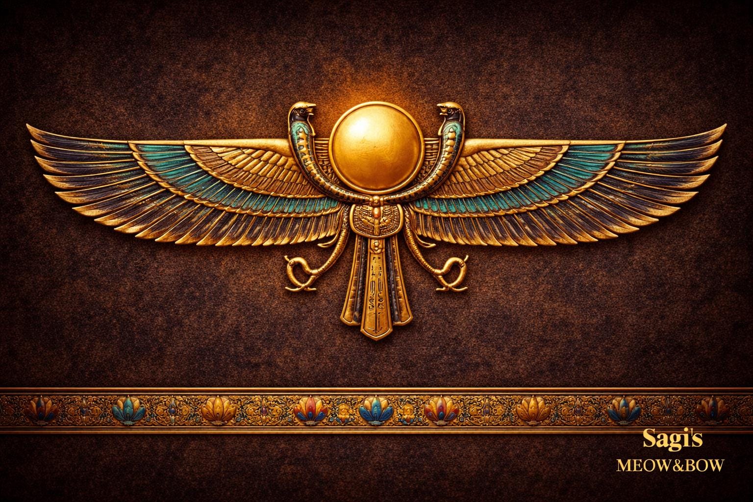 Winged sun disc - Etsy 日本