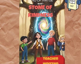Audiolibro dramatizado para niños: Piedra de la Bondad, Historia sin pantalla, Tierra de Virtud Libro 1