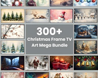 300+ Christmas Frame TV Art Mega Bundle (Digital Download)