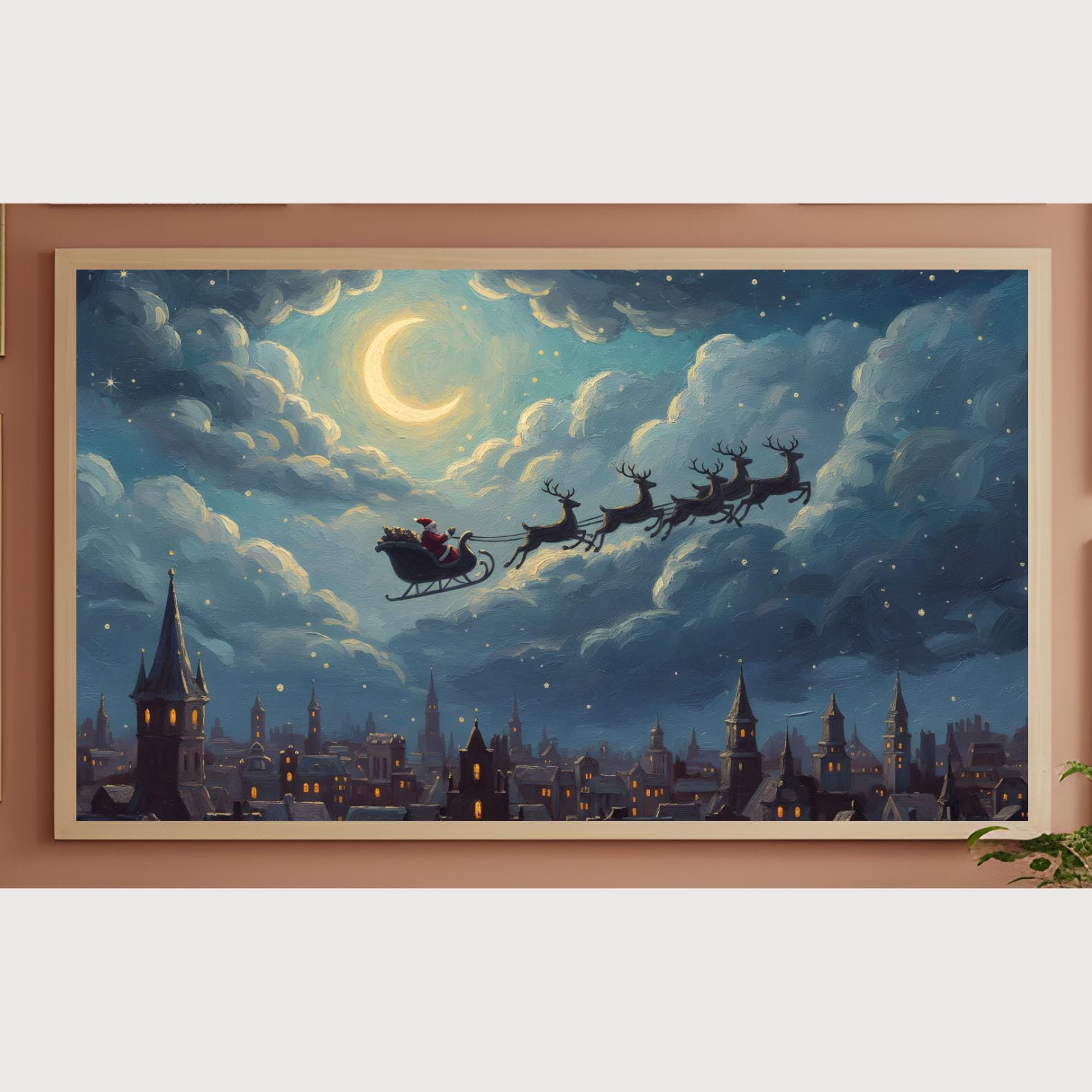 サンタの絵 - Etsy 日本