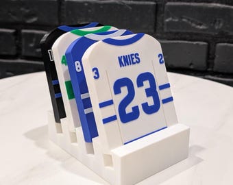 Posavasos personalizados con camisetas deportivas impresas en 3D: hockey, béisbol, fútbol y fútbol americano
