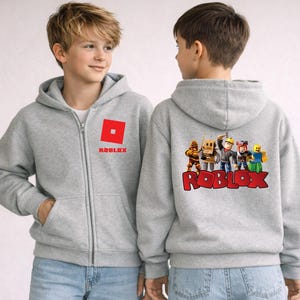 Roblox Youth Full Zip Hoodie image 1